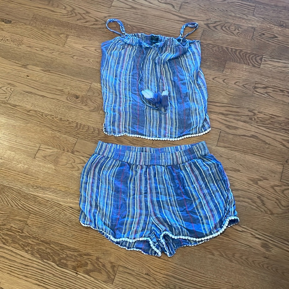 Women’s size medium Cynthia Rowley pj set, 2 pieces